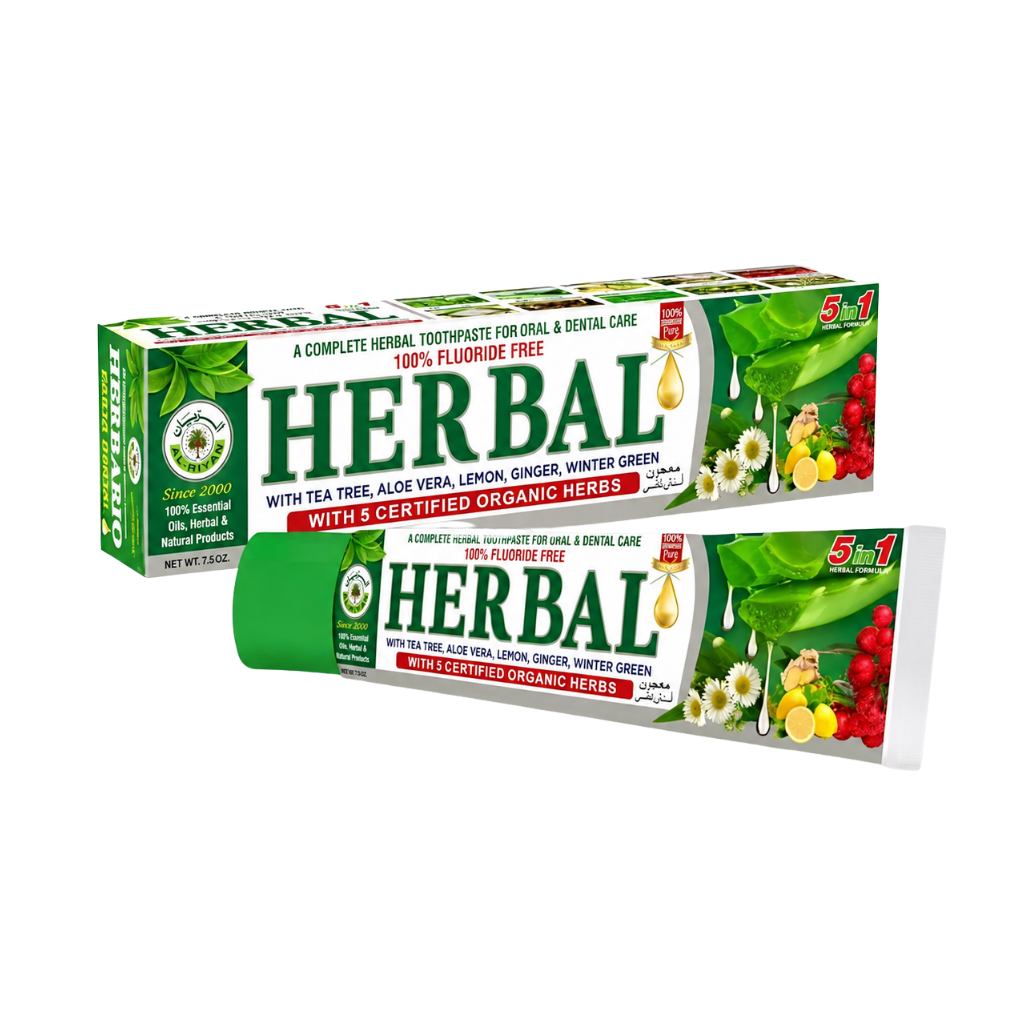 Al-Riyan Herbal Toothpaste 5 in 1 213 g buy online USA - 1